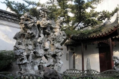 苏州狮子林-苏州狮子林院中假山