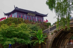苏州枫桥景区-苏州枫桥铁铃关楼阁