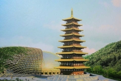 南京牛首山-牛首山佛顶塔效果图